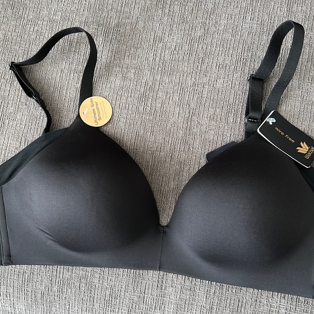 Brand New With Tags Wacoal Wireless Bra Ultimate Side Smoother  Black